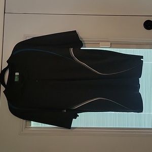 Mens XL Ben Hogan Performance GOLF top Black White Detail